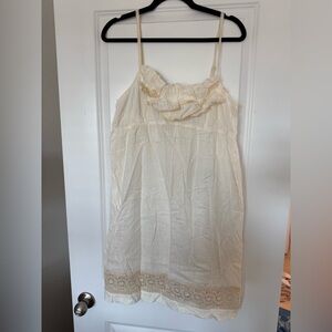 Elegant Cream Women's Nightgown